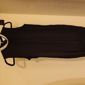 Amanda Uprichard Ophelia Jewel Neck Dress Black S